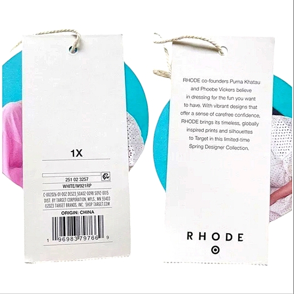 RHODE X TARGET WHITE ONE SHOULDER GODDESS DRESS  BELTED PLUS SIZE 1XL NWT - Picture 9 of 16